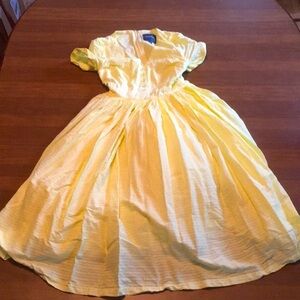 Modcloth Fabulous Fit & Flare Shirt Dress in buttercup daffodil yellow 🌼